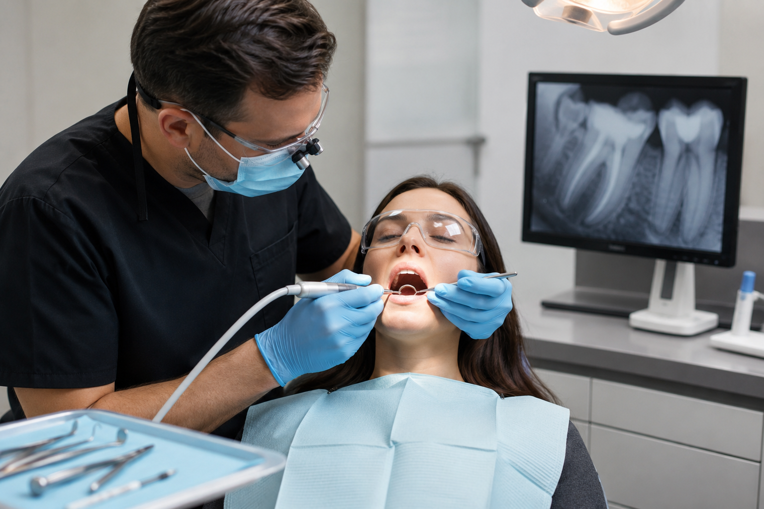 Root canal procedure at Glenora Dental Family Dentistry