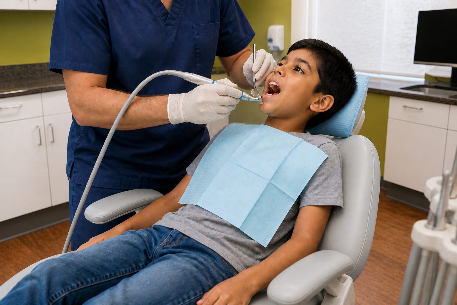 Dental cleaning and exam appointment at Glenora Dental Family Dentistry